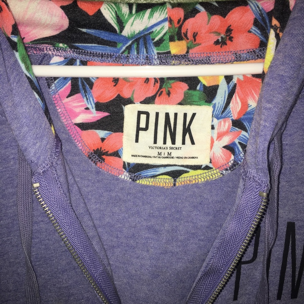 Pink zip up